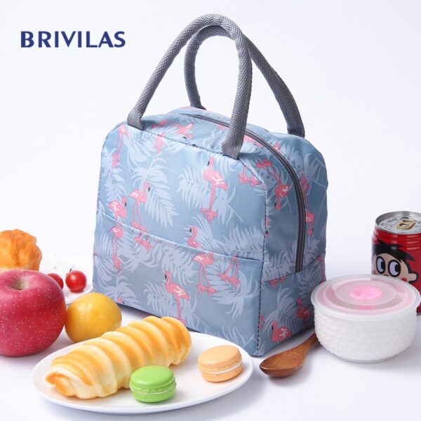Brivilas Insulation lunch bag for wwomen portable waterproof cooler bags kids tote bolso travel picnic food bags lunch box case