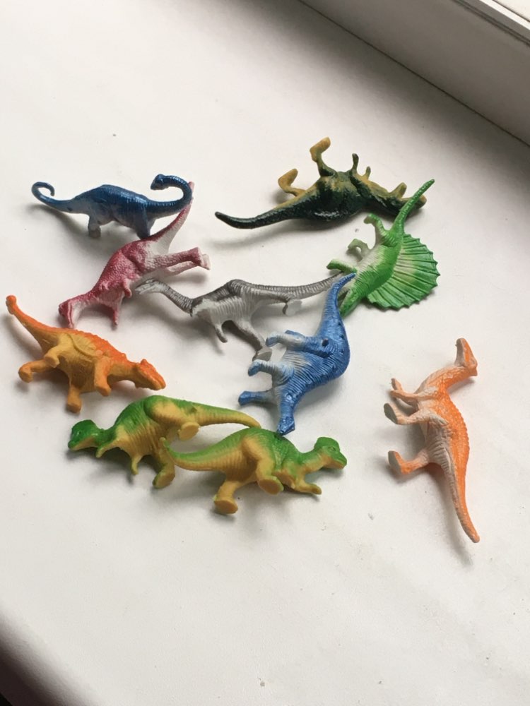 10pcs/lot Mini Dinosaur Model Children's Educational Toys Small ...